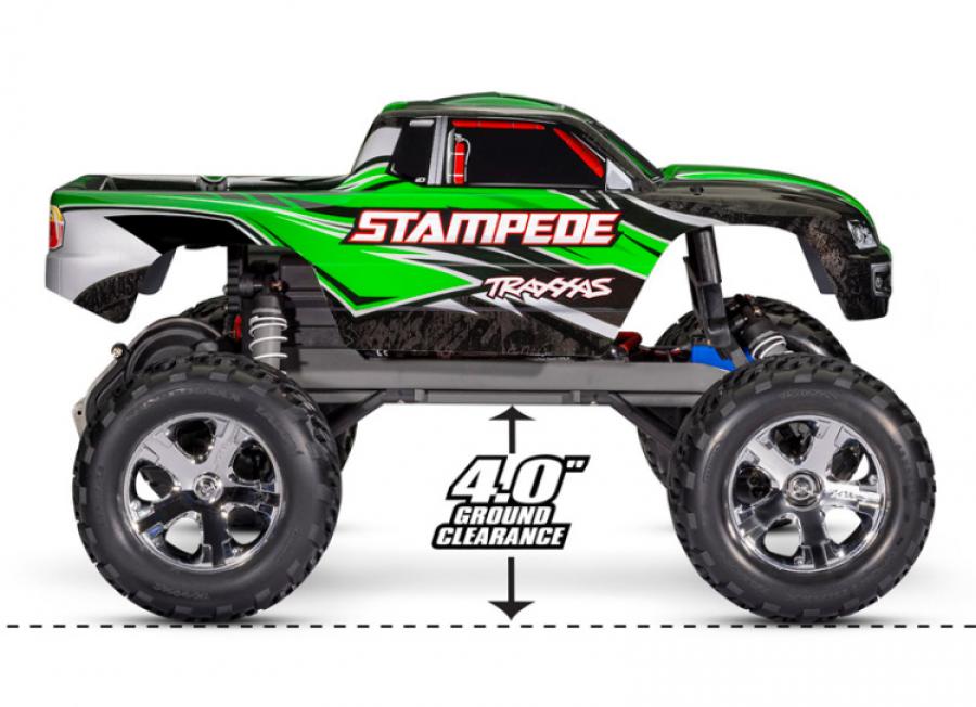 Stampede 2WD 1/10 RTR /USB laturi + kahdet renkaat