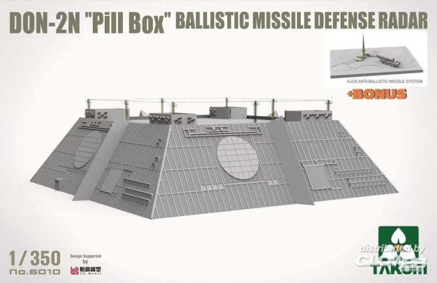 Takom 1/350 DON-2N "Pill Box'" BALLISTIC MISSILE DEFENSE RADAR