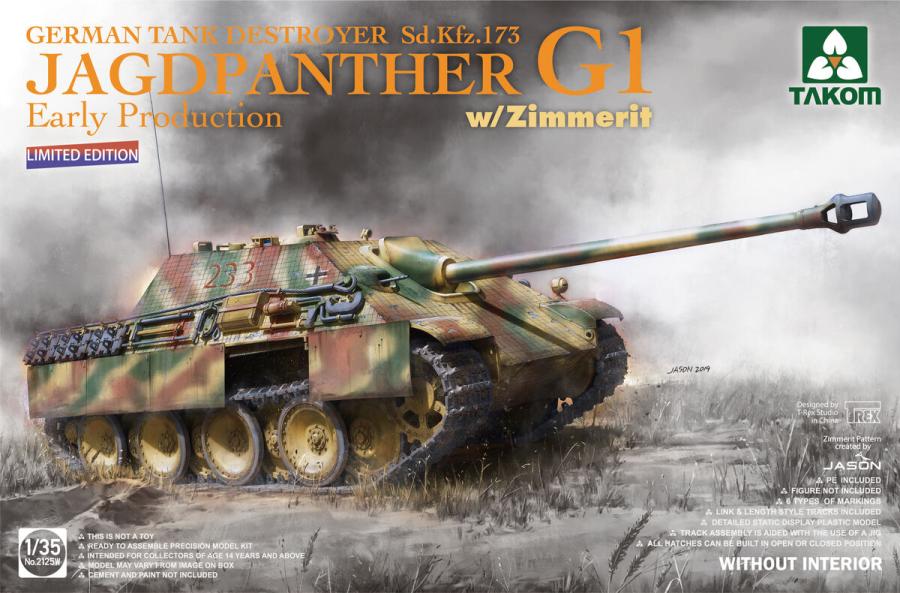 Takom 1/35 Jagdpanther G1 Early w/Zimmerit (Limited edition)