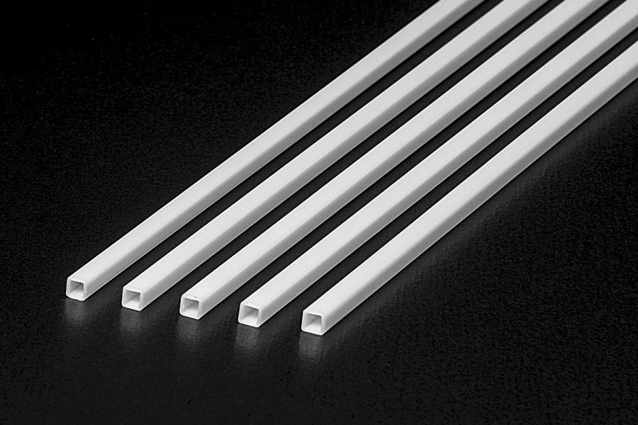 Tamiya Plastic Beams 3mm Square Tube (5pcs.)