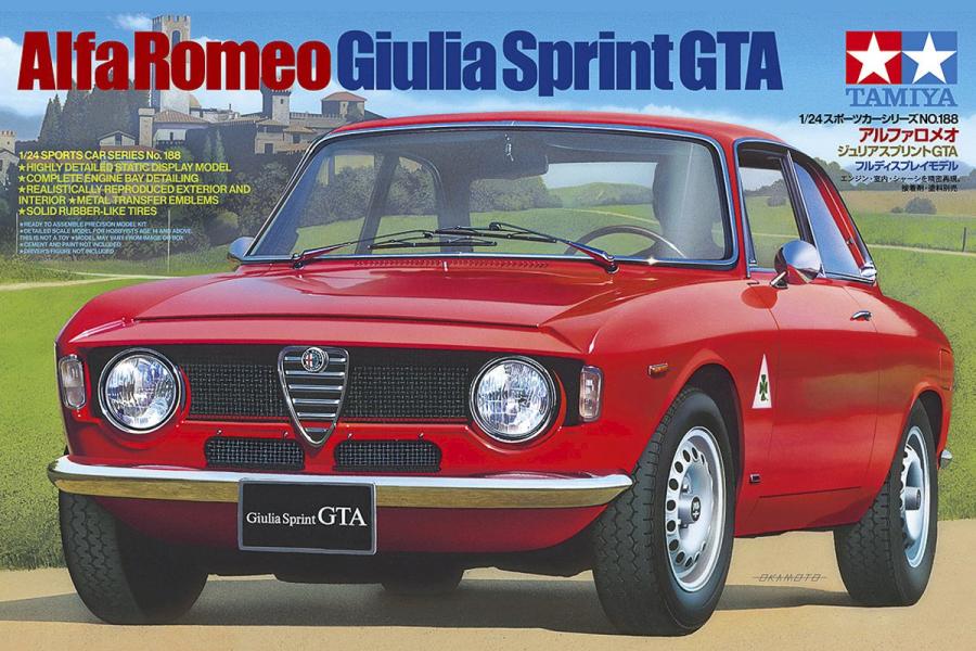 TAMIYA 1/24 Alfa Romeo Giulia Sprint GTA