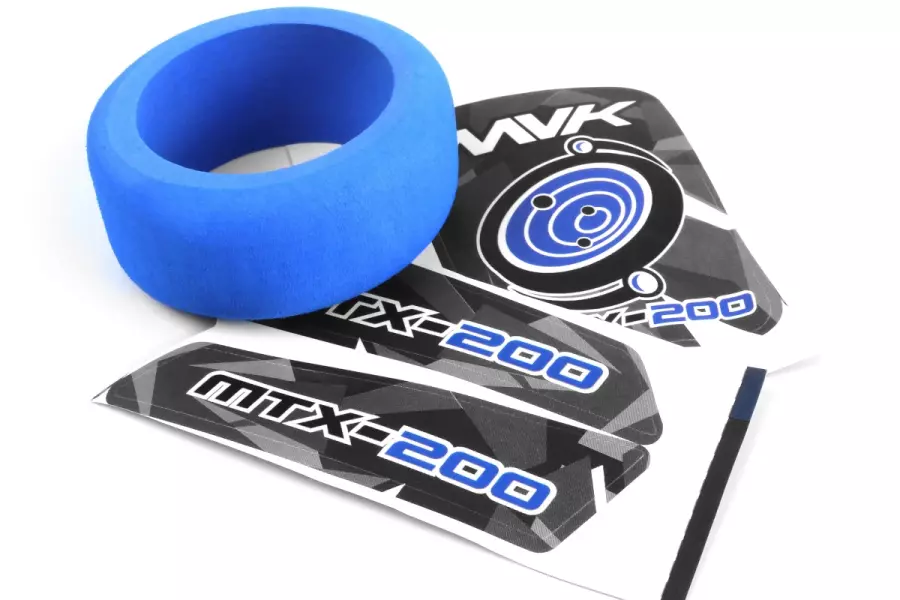 Transmitter Wheel Foam & Decals (Blue)