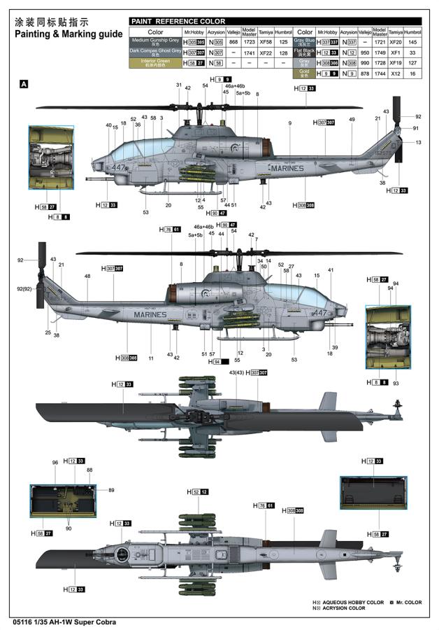 Trumpeter 1/35 AH-1W Super Cobra