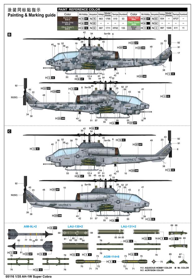 Trumpeter 1/35 AH-1W Super Cobra