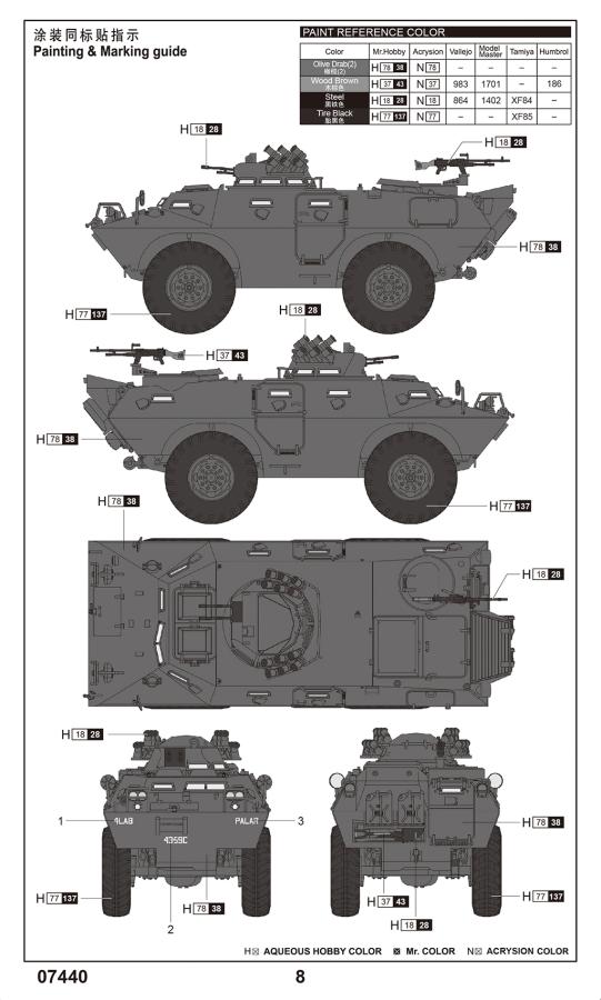 Trumpeter 1/72 M706 Commando Armored Car Product Improved