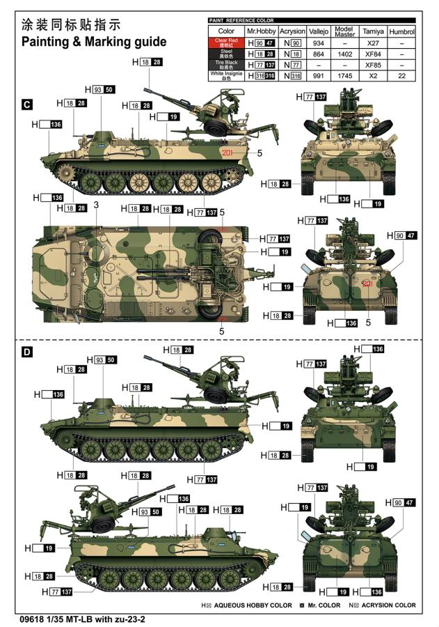 Trumpeter 1/35 MT-LB with zu-23-2