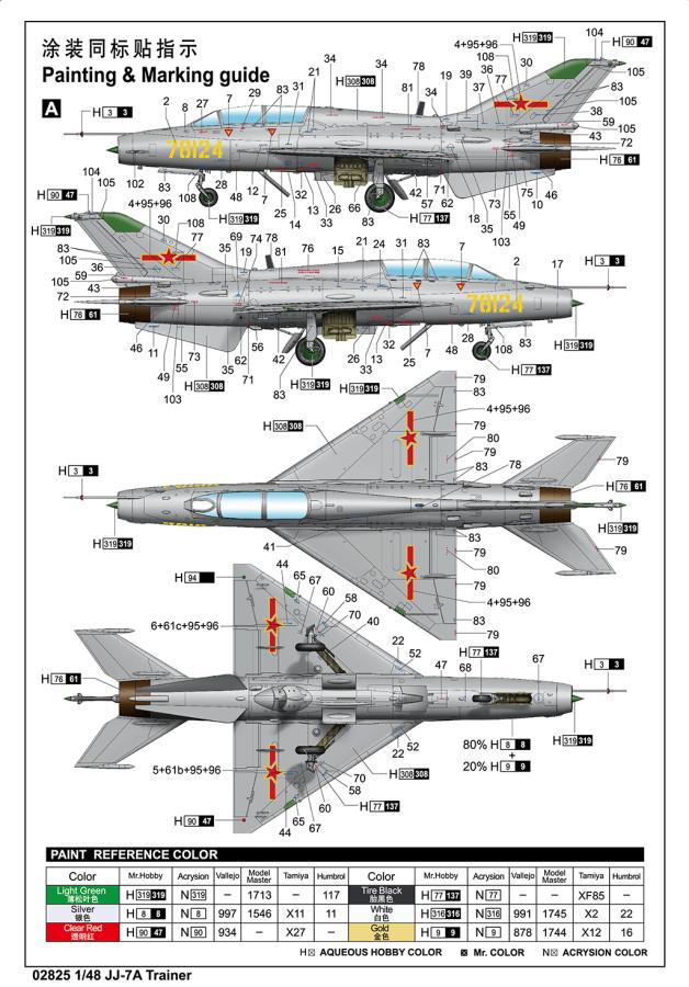 Trumpeter 1/48 JJ-7A Trainer