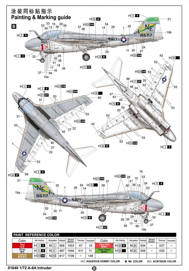 Trumpeter 1/72 A-6A Intruder