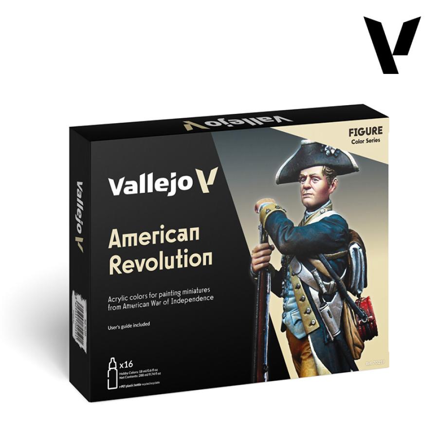 Vallejo Model Color "American Revolution" set, 16 colors