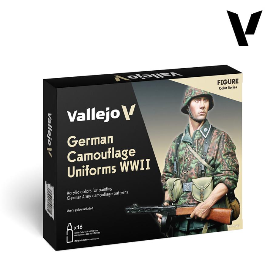 Vallejo Model Color "German Camouflage Uniforms WWII" set