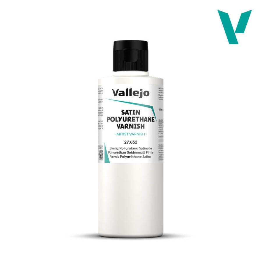 Vallejo Satin Varnish Polyurethane 200 ml puolikiiltävä lakka