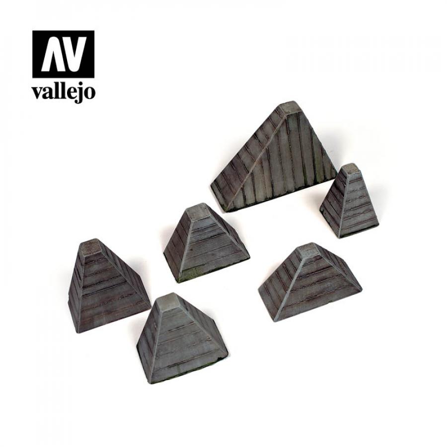 Vallejo 1/35 Höckerhindernis (Anti-Tank Barriers)