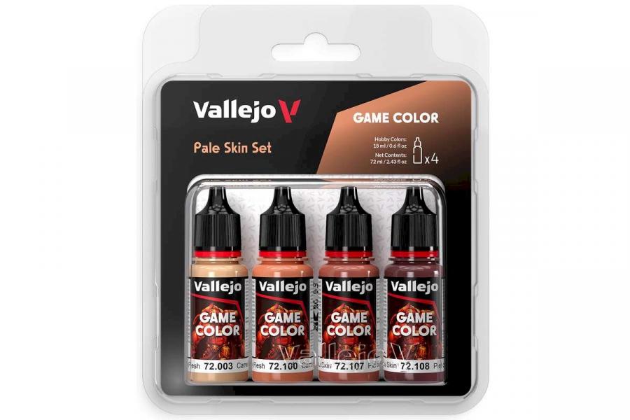 Vallejo Game Color, pale skin set 4x18ml maalisetti