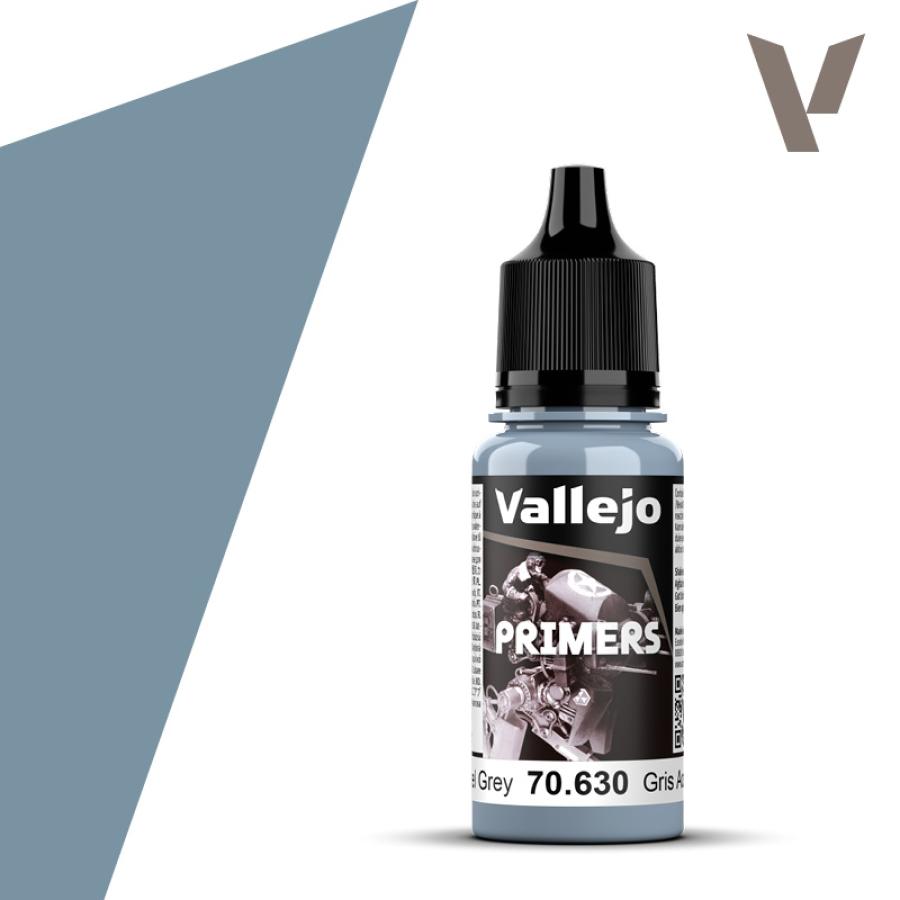 056: Vallejo Game Air Surface primer steel grey 18ml