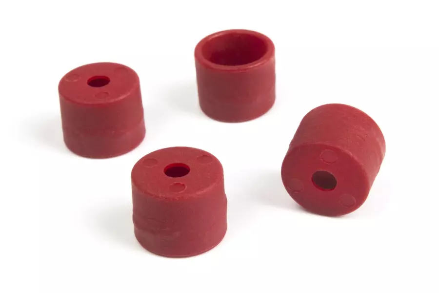 Wheel Washers (Red/4pcs)