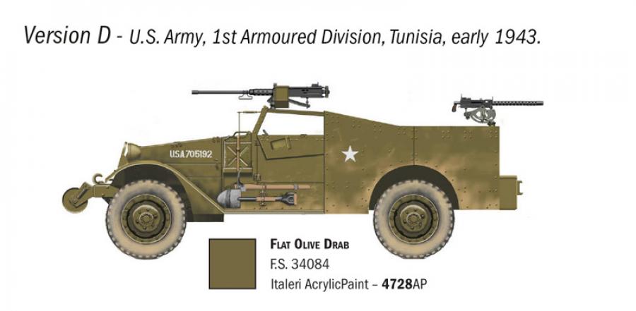 Italeri 1:72 M3A1 Scout Car