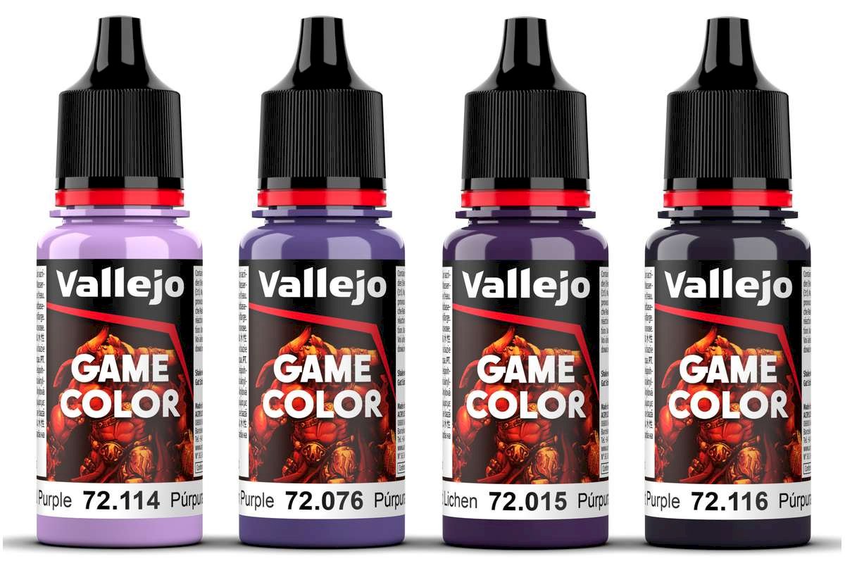  Vallejo Game Color Set 72382 Purple Color Set (4x18ml